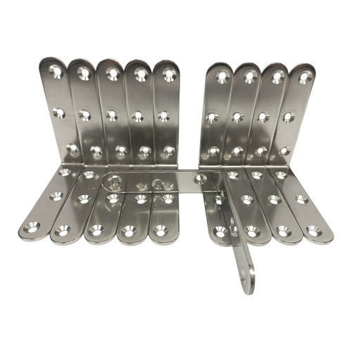 Equerre inox 80x80mm - , epaisseur
