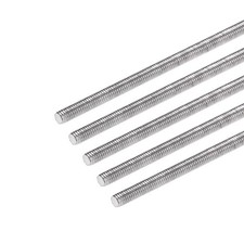 5Pcs M3 x 300mm Tige Entièrement Filetée Acier Inoxydable Main Droite Filetages