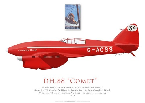 Print comet grosvenor - comet, "grosvenor