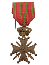 S19/06/2025 (REFREF24858) Médaille militaire belge croix 14/18 ww1 belgian medal