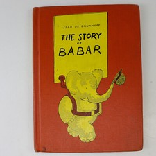 L'Histoire De Babar Jean. De Brunhoff 1933 HC Random House Livres Pour Enfants