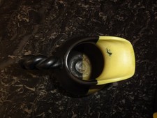 PICHET vintage en céramique noir et jaune 1950-60