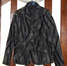 BASLER Blazer / Veste mi-saison  marron et gris T.40 / 42  état neuf