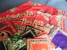 SERVICE A THE BRUNCH NAPPE +13 SERVIETTES BATIK INDONESIE COTON
