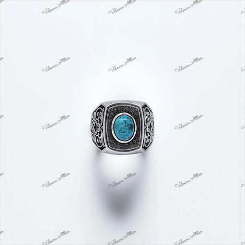 Bague homme turquoise - bague,