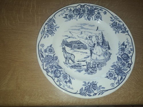 Assiette décorative - , à