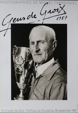 Affiche 1987 Gens de Groix photographies de Michel Thersiquel Ile poster  119