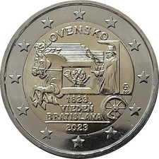 SLOVAQUIE 2 Euro Courrier