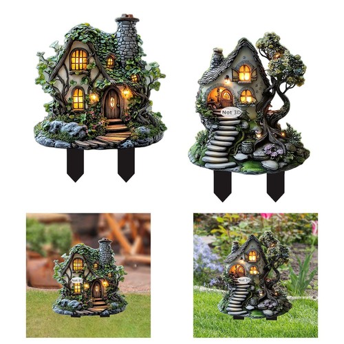 Forest house garden - forest,