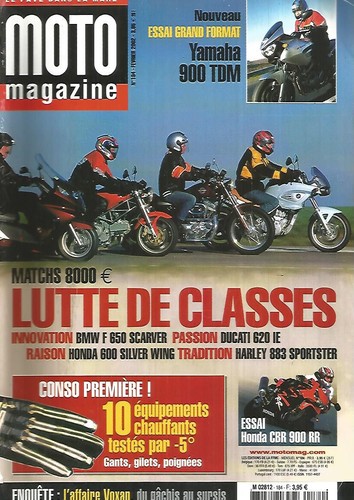 Moto magazine 184 yam 900 - magazine,