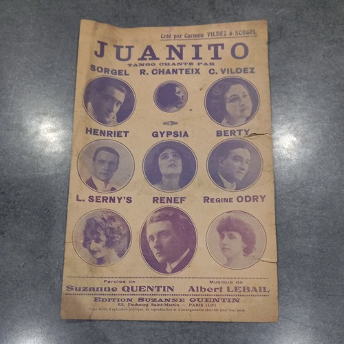 Partition tango juanito - partition,