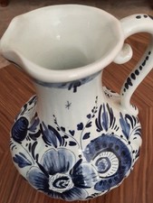 PICHET ancien en faïence de DELFT (Hollande).