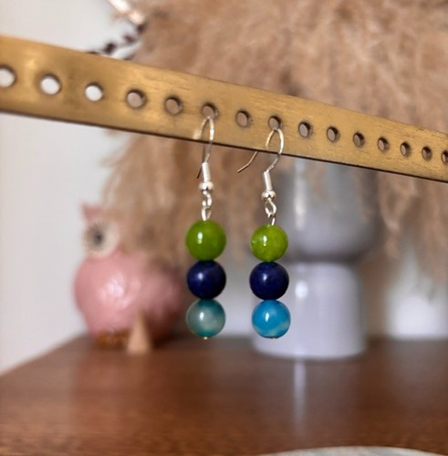 Boucles oreilles péridot - d'oreilles, ·