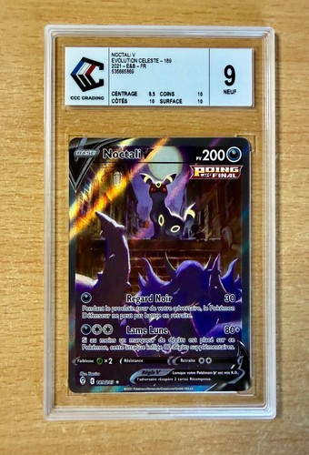 Cartes pokémon noctali - cartes, v