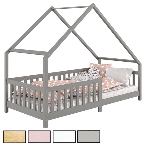 Lit cabane asymétrique - , pour