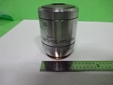 Microscope Pièce Polyvar Reichert Objectif 50X Fluor Epi Optiques Comme Est #