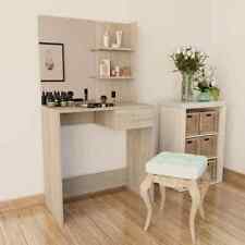 Coiffeuse Table de Maquillage Coiffeuse Chambre Bois d’Ingénierie Chêne vidaXL