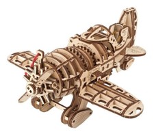 NEUF Puzzle 3D Ugears Modèles mécaniques Avion Mad Hornet Bois 354 pièces