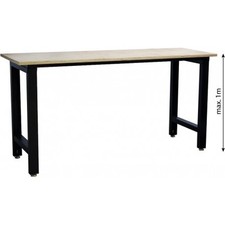 Etabli plateau bois 2000x600mm 500kg