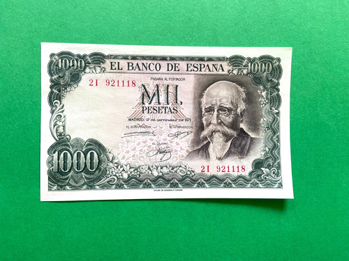 Superbe billet 1000 pesetas - billet,