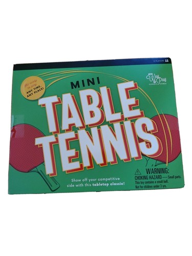 Mini table tennis family - table, tennis,