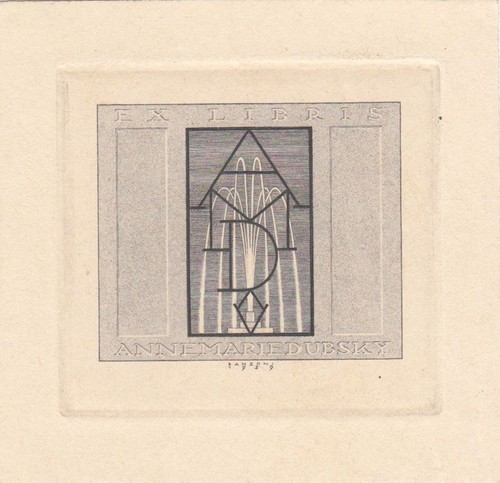 Exlibris bookplate estampe sur - exlibris,