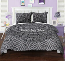 Ensemble housse de couette ethnique indien mandala couette éléphant taille reine