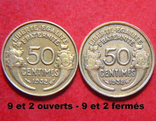 Lot pièces 50 centimes - 2,