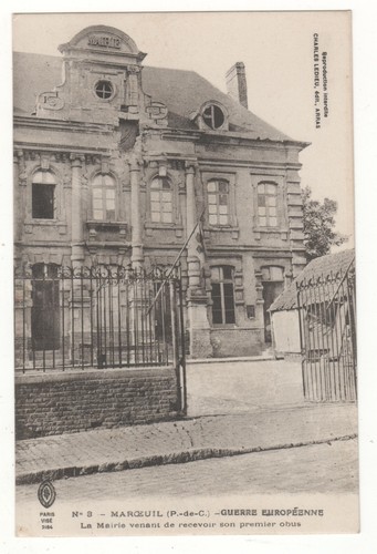 Cpa maroeuil mairie - 62,