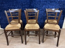 Série de 6 chaises rustiques