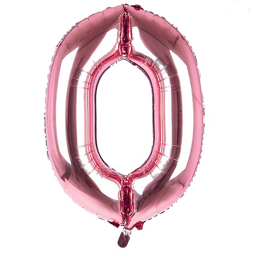 Ballon géant feuille - , rose