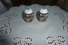 2 petites boites à collectionner en forme d'oeuf (style Fabergé)