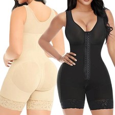 Corset One-piece Enhanced Zipper Bottom Crotch Large Size