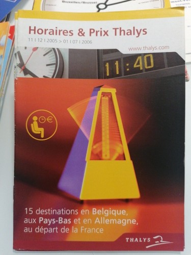 Sncf guide horaires - sncf, thalys