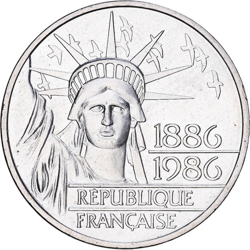 France 100 francs - france,, statue
