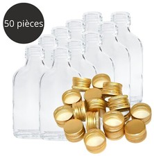 Flasque 100 ml pour stocker des liquides faits maison vin ou liqueur 50 pièces