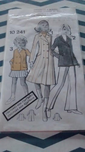 Patron elle manteau ou - manteau,