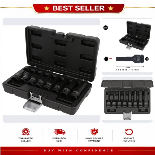 Tools coffret douilles - 8, à