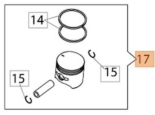 Piston taille haie modèles - taille-haie,