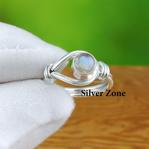 Bague pierre lune - bague, de