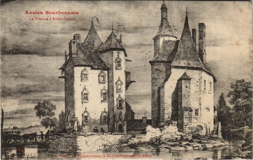 Cpa autry issard prieure - autry-issard,