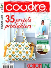  COUDRE C'EST FACILE 90 COTTON TIME 35 PROJETS PRINTANIERS / BLOUSE ZÉRO DÉCHET
