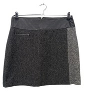 MISS CAPTAIN Jupe tricotée Dames Jupe T EU 40 noir-gris clair style décontracté