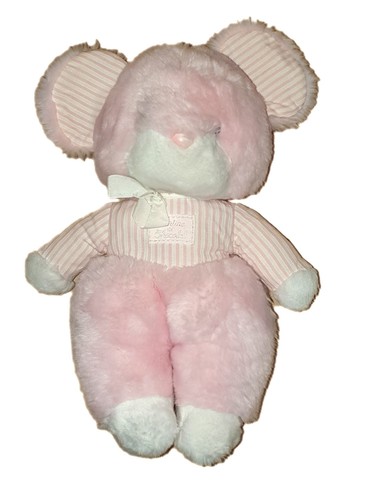 Peluche doudou souris - souris, rose