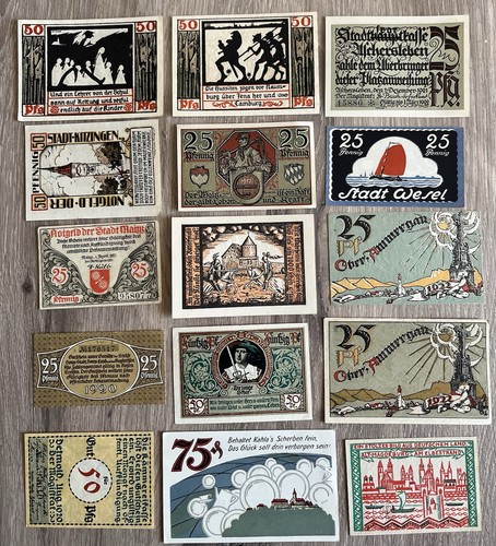 Lot billets allemand - lot, 15