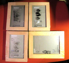 CADRE PORTE-PHOTO IKEA  - LOT de 11 CADRES en BOIS CLAIR - 11 IKEA MODERN FRAMES