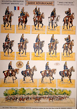 Planche PRO PATRIA - Soldats