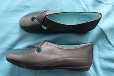 THIERRY RABOTIN Ballerines Cuir NAPPA Ref. Gio Noir Taille 37,5 FR NEUVES  BOITE