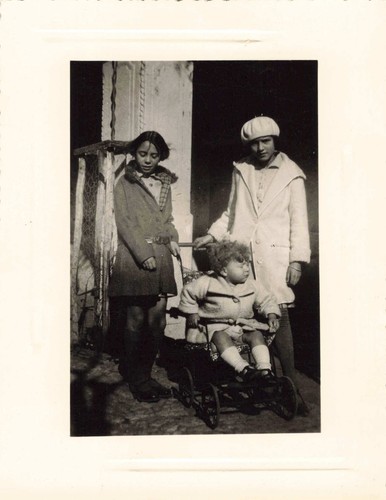 Ancienne photographie trio - ancienne,