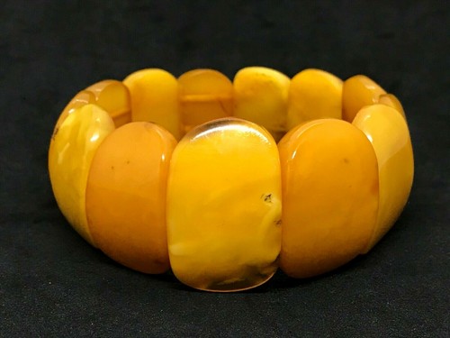 Ancien bracelet ambre cadeau - ambre,